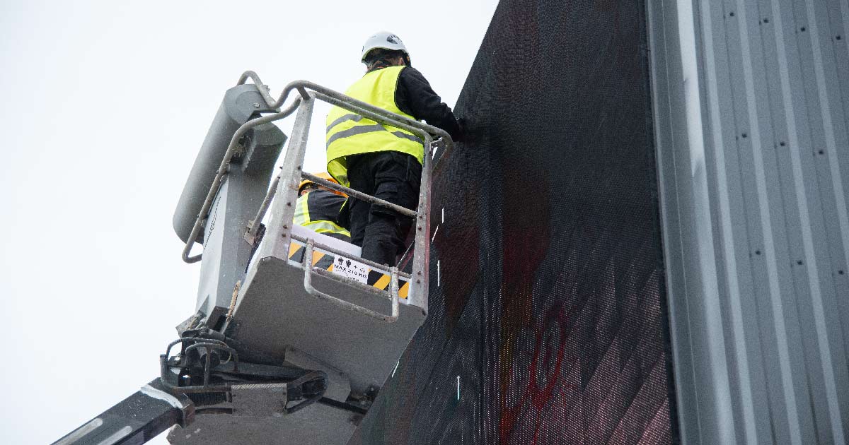 LED-näytön asennus ja sijoitus