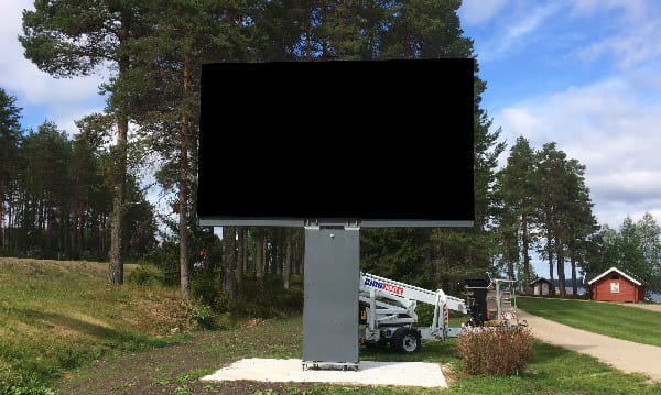 LED-näytön asennus