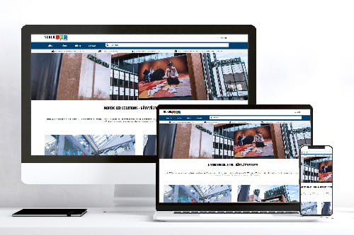 Nordic LED Solutions kotisivut