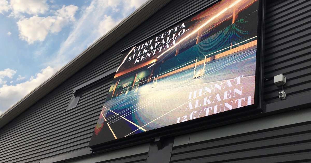 Nordic Led Solutions Porin tennishalli