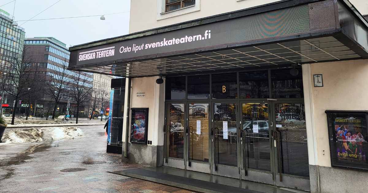 Ulkomainosnäyttö Svenska teaternille