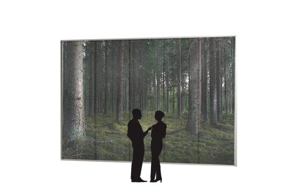 Läpinäkyvä LED-näyttö M