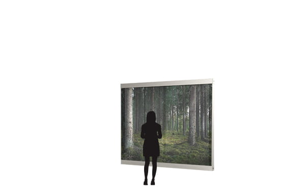 Läpinäkyvä LED-näyttö S