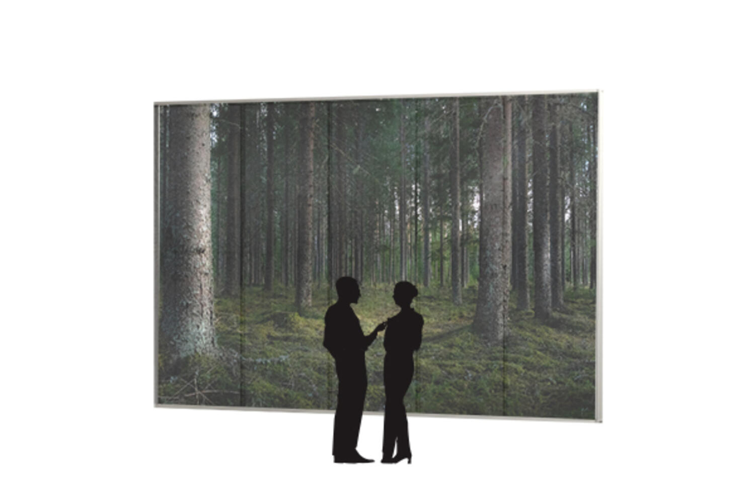 Läpinäkyvä LED-näyttö