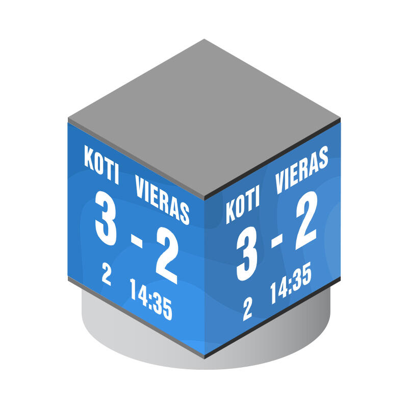 Mediakuutio urheiluhalleihin