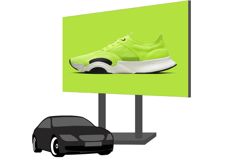 Tienvarsinäyttö iso